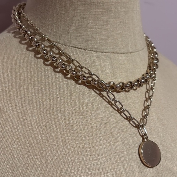 NWOT J. Crew Necklace J. Crew Layered Necklace JCrew Necklace - Picture 7 of 9